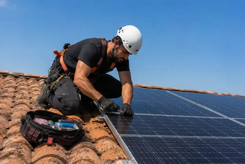Maintenance et monitoring de panneaux solaires à Mirabeau