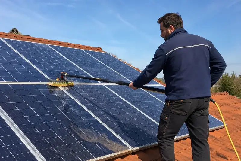 Nettoyage et entretien de panneaux solaires à Mirabeau
