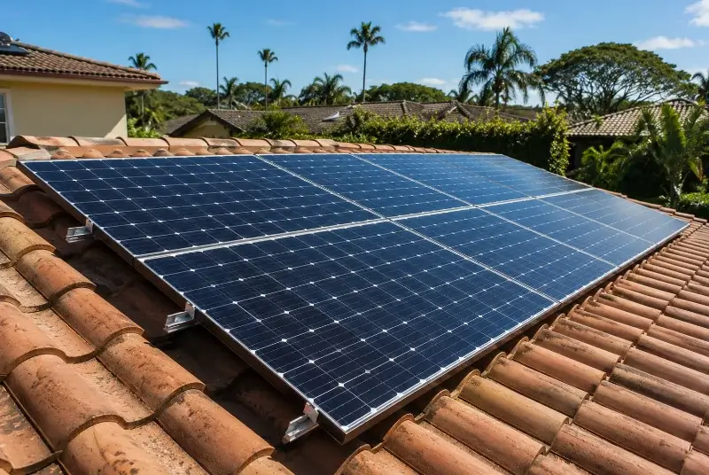 Installation de panneaux solaires à Mirabeau